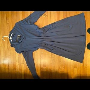Baby blue wool ibex dress medium